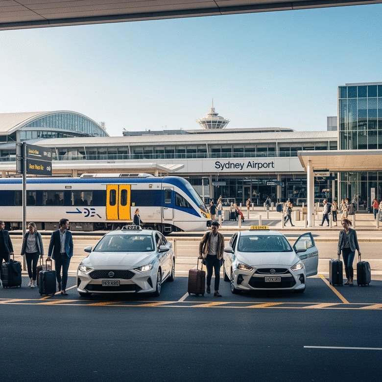 Navigating Sydney Airport Transfers: Taxi vs Train vs Rideshare